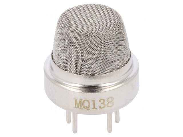 Sensor: gas; aceton,alcohol,tolueen,waterstof (H2); MQ-138 Sensor: gas; aceton,alcohol,tolueen,waterstof (H2); MQ-138